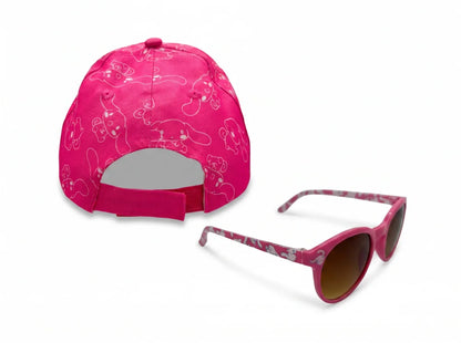 Hello Kitty Cinnamoroll Kinder Basecap Baseball Kappe und Sonnenbrille Gr. 52-54 - WS-Trend.de