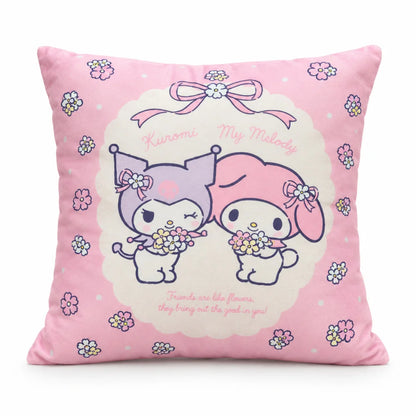 Kuromi und My Melody Wendekissen Polyester Rosa 40x40 cm - WS-Trend.de