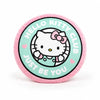 Hello Kitty 3D Dekokissen rund 35 cm, Club-Motiv, Rosa Mint