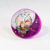 Disney Eiskönigin Anna und Elsa Velours-Dekokissen rund, 35 cm