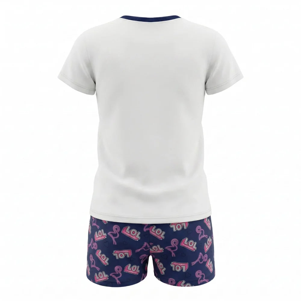 LOL Surprise Kinder kurzarm Schlafanzug Pyjama 104-122 100% Baumwolle - WS-Trend.de