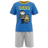 Die Minions Gru Kinder Jungen Pyjama Schlafanzug Baumwolle 104-134 Blau Weiß