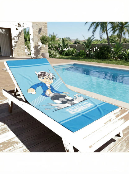Detektiv Conan Anime Mikrofaser Strandtuch Badetuch XL 70x140 cm - WS-Trend.de
