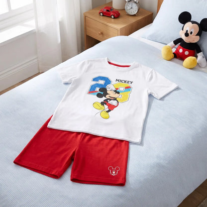 Disney Mickey Maus Kinder Jugend Schlafanzug Pyjama Nachtwäsche 98-128 - WS-Trend.de