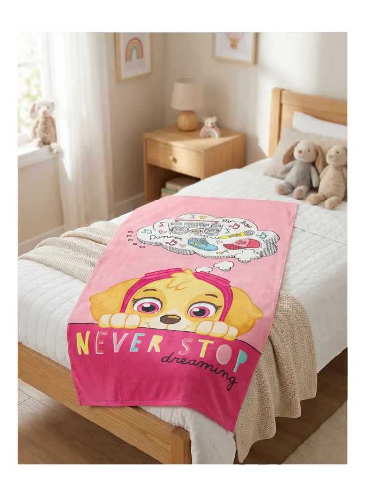 Paw Patrol Skye Mädchen Mikrofaser Strandtuch Badetuch XL 70x140 cm - WS-Trend.de