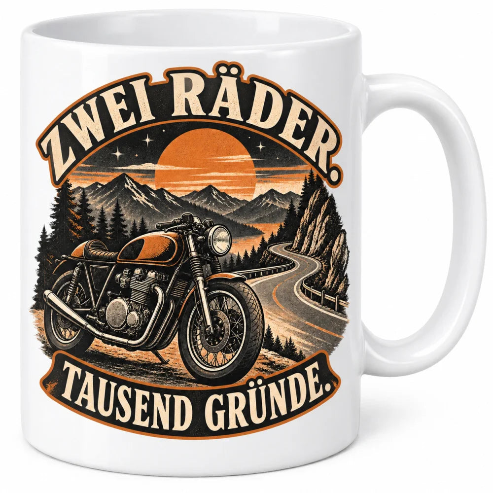 WS-Trend Biker Tasse Keramik 330 ml Spruch Motorrad 10 Motive zur Wahl - WS-Trend.de