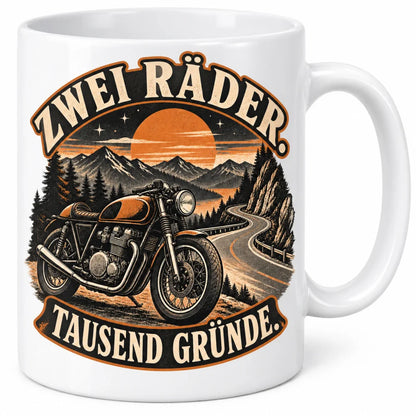 WS-Trend Biker Tasse Keramik 330 ml Spruch Motorrad 10 Motive zur Wahl - WS-Trend.de