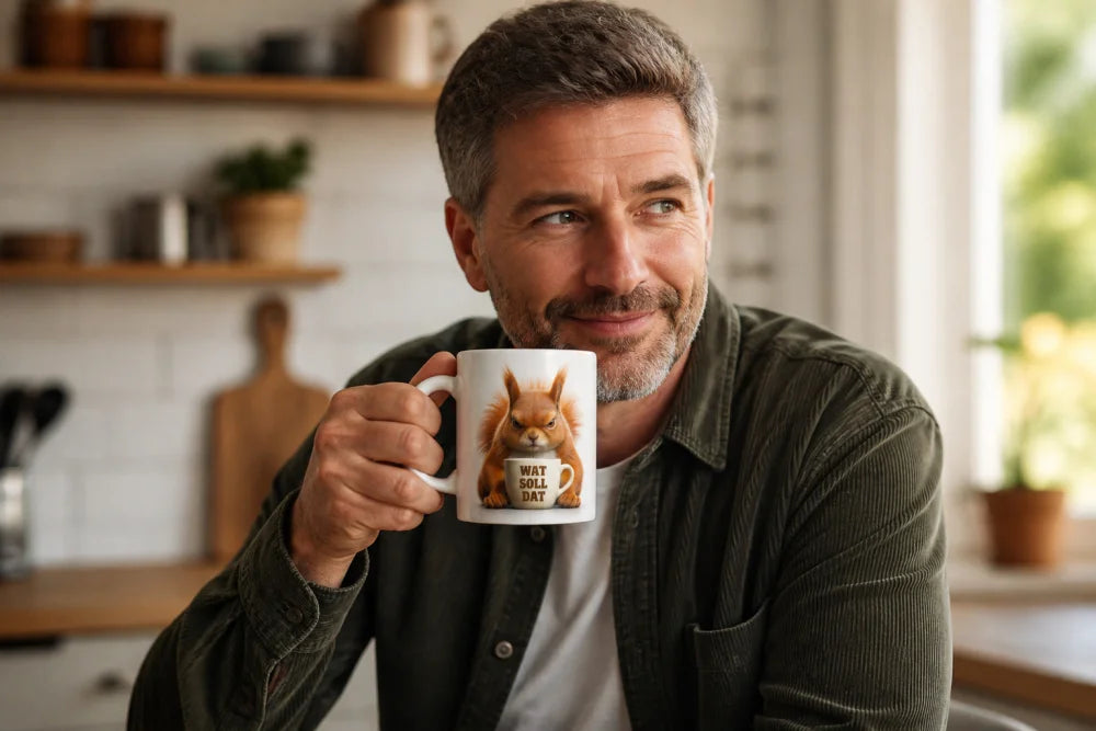 Lustige Tiertasse mit Spruch 325 ml – 15 Tiermotive Geschenkidee Büro - WS-Trend.de