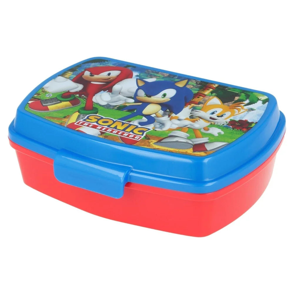 Sonic the Hedgehog 2-teiliges Lunch Set – Brotdose und Trinkbecher mit Halm - WS-Trend.de