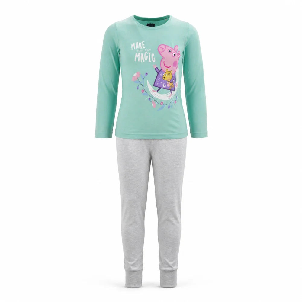 Peppa Wutz Pig Kinder Mädchen Schlafanzug Pyjama Gr. 92 bis 116 - WS-Trend.de