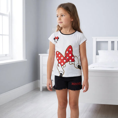 Minnie Maus Mädchen kurzarm Pyjama Shirt Shorts - WS-Trend.de