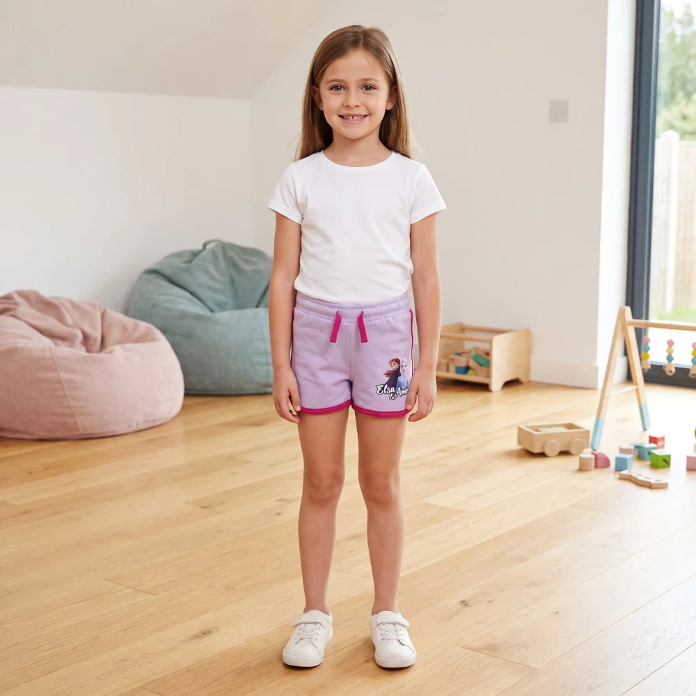 Disney Frozen Anna Elsa Mädchen Shorts 100% Baumwolle Gr. 98–110 - WS-Trend.de