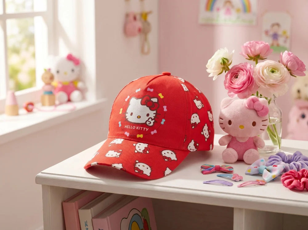 Hello Kitty Kinder Basecap Baseball Kappe und Sonnenbrille Gr. 52-54 - WS-Trend.de