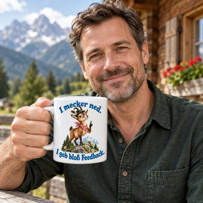 WS-Trend Gams Tasse mit bayerischem Spruch Keramik 330 ml Geschenkidee - WS-Trend.de
