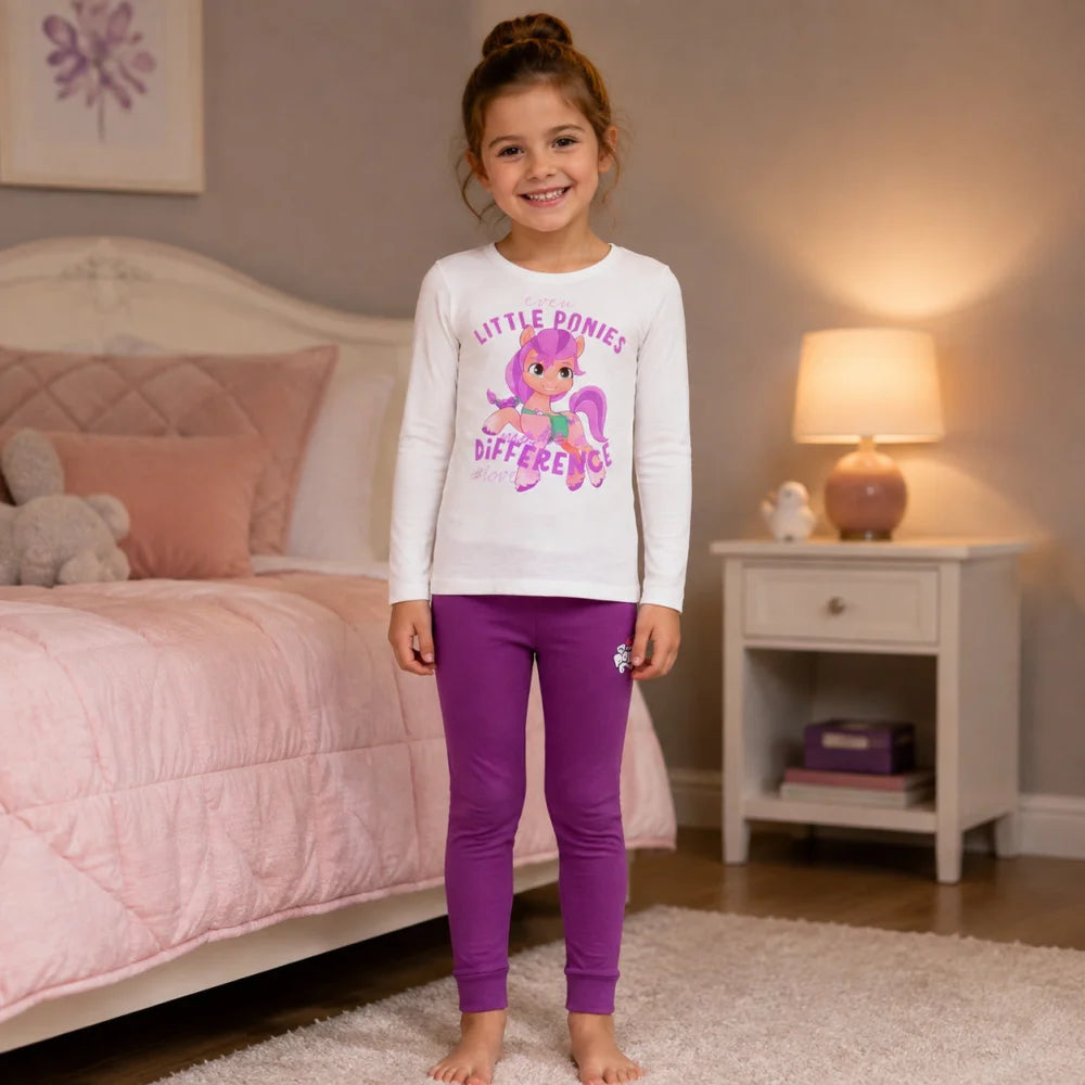 Schlafanzug My Little Pony Sunny Starsscout Mädchen Kinder Pyjama - WS-Trend.de