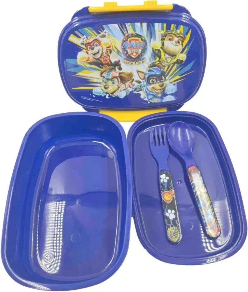 Paw Patrol Chase Marshall 4 tlg Kinder Set Brotdose Alu-Trinkflasche Besteck - WS-Trend.de