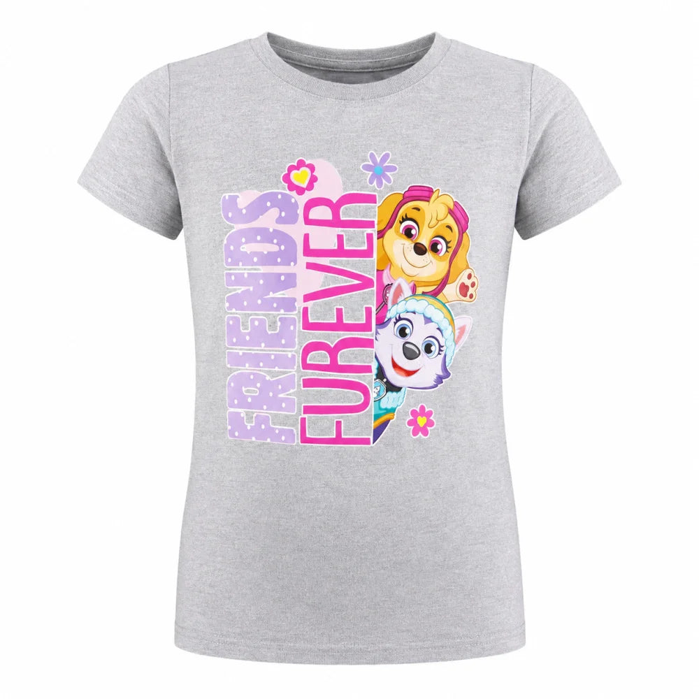 Paw Patrol Skye Everes Kinder T-Shirt Shirt Grau 98 bis 128 für Mädchen - WS-Trend.de