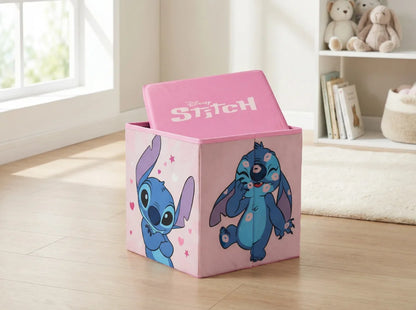 Disney Lilo und Stitch Kinder Spielzeugkorb mit Deckel 30x30x30 cm - WS-Trend.de
