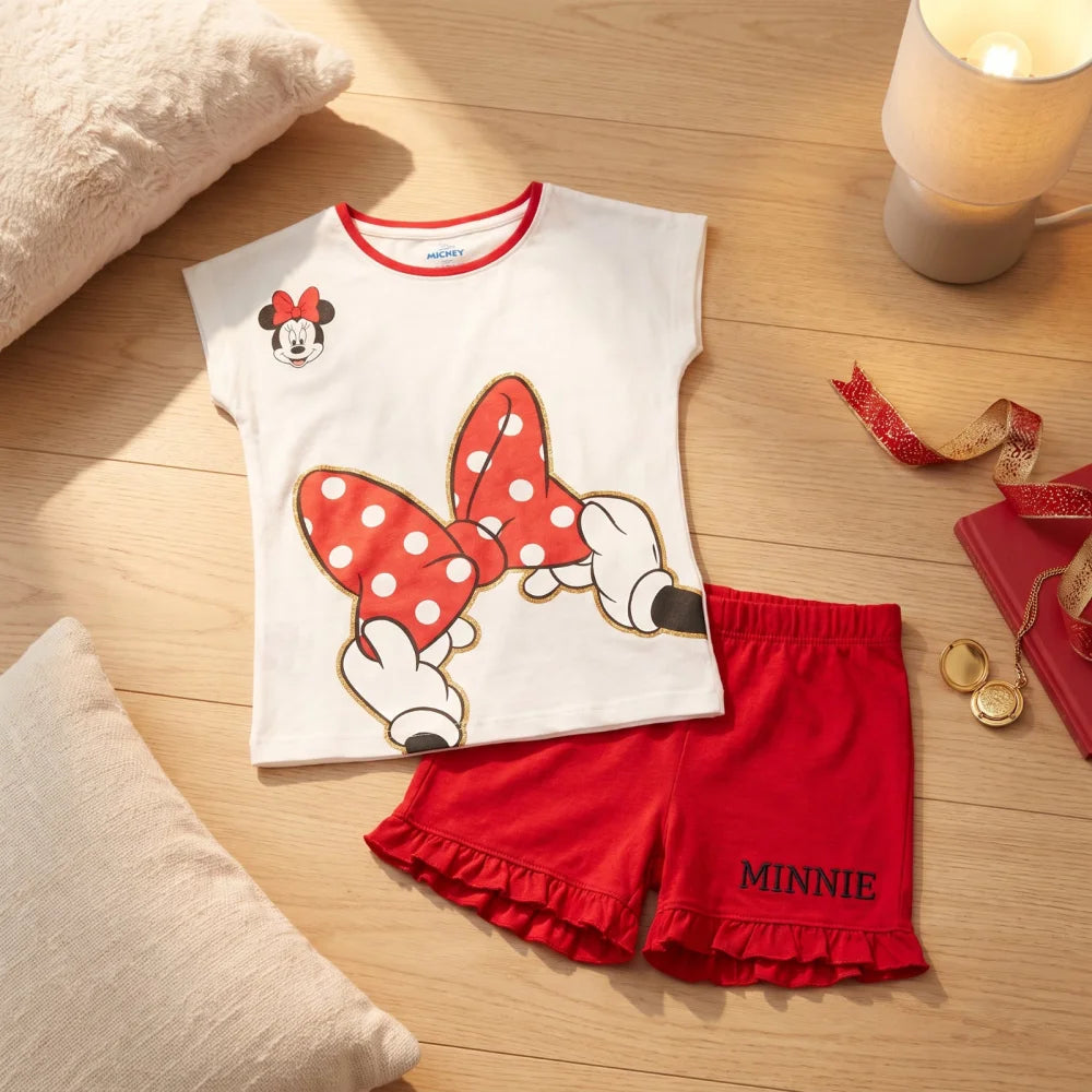 Minnie Maus Mädchen kurzarm Pyjama Shirt Shorts - WS-Trend.de