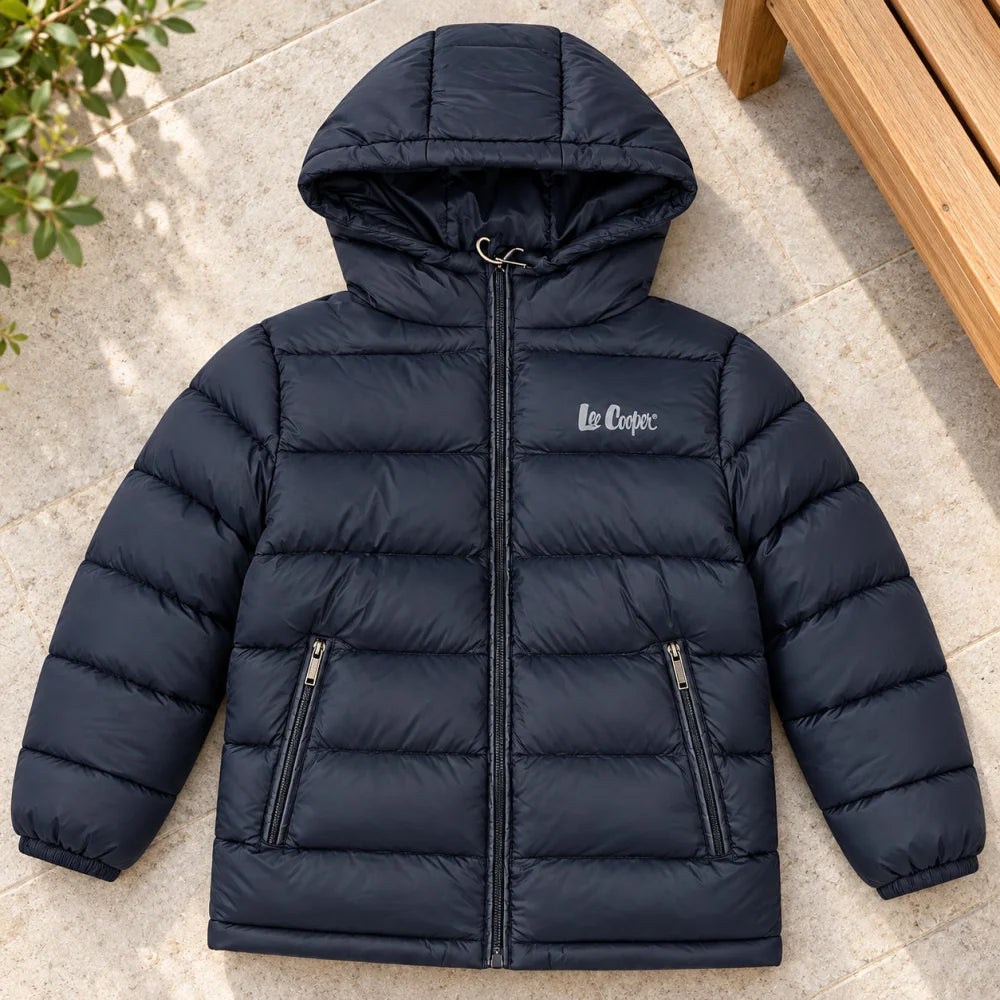 Lee Cooper Kinder Jungen Winterjacke Jacke mit Kapuze Parka Gr. 104-164 - WS-Trend.de