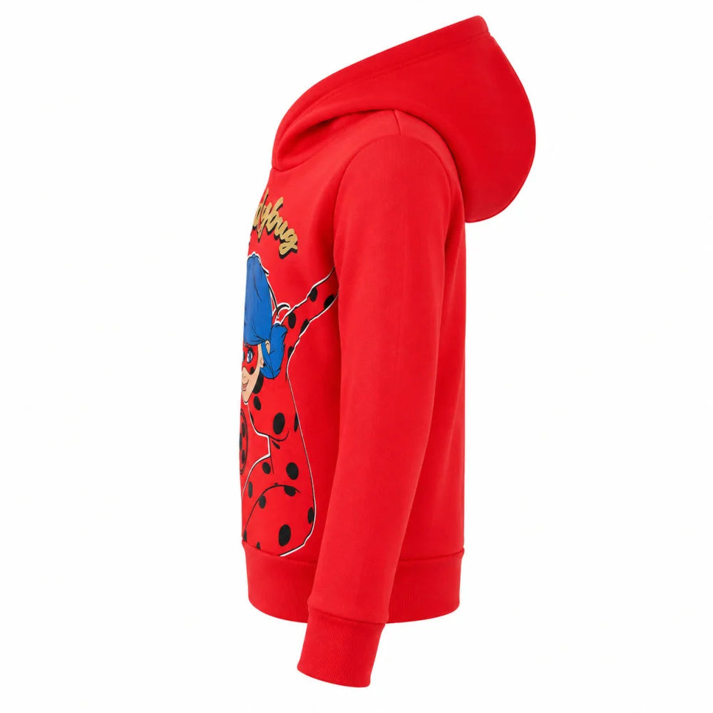Kapuzenpullover Miraculous - Ladybug Kinder Fleece Hoodie Gr.104-128 - WS-Trend.de