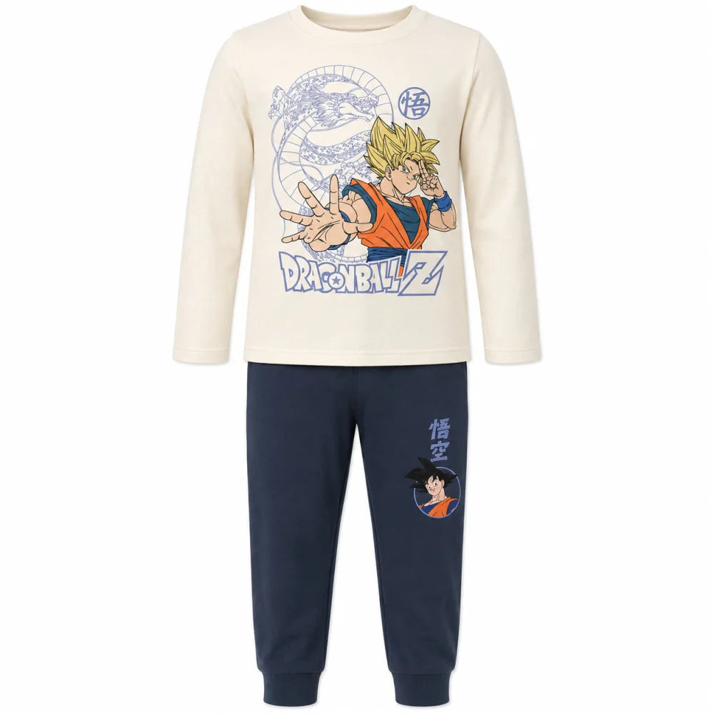 Anime Dragon Ball Z Goku Jungen Schlafanzug Pyjama Shirt Hose Gr. 128-152 - WS-Trend.de
