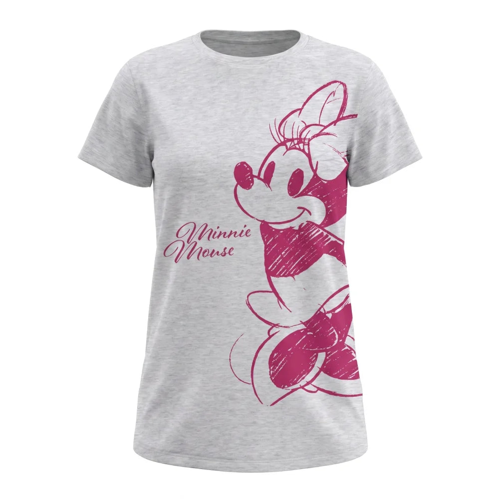 Disney Minnie Maus Damen kurzarm Schlafshirt Nachthemd XS - WS-Trend.de