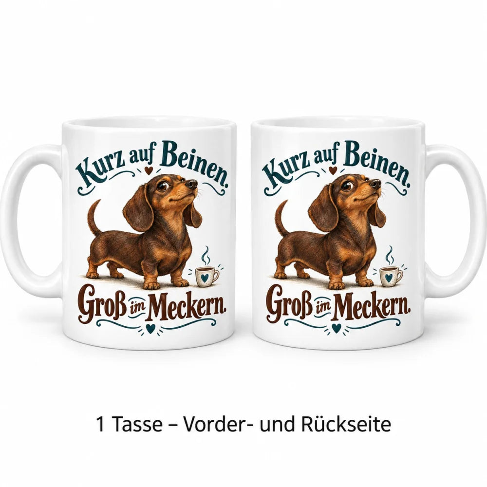 WS-Trend Dackel Tasse mit lustigem Spruch Keramik 330 ml Geschenktasse - WS-Trend.de