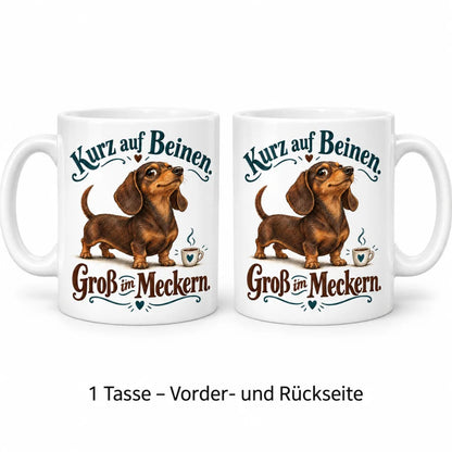 WS-Trend Dackel Tasse mit lustigem Spruch Keramik 330 ml Geschenktasse - WS-Trend.de