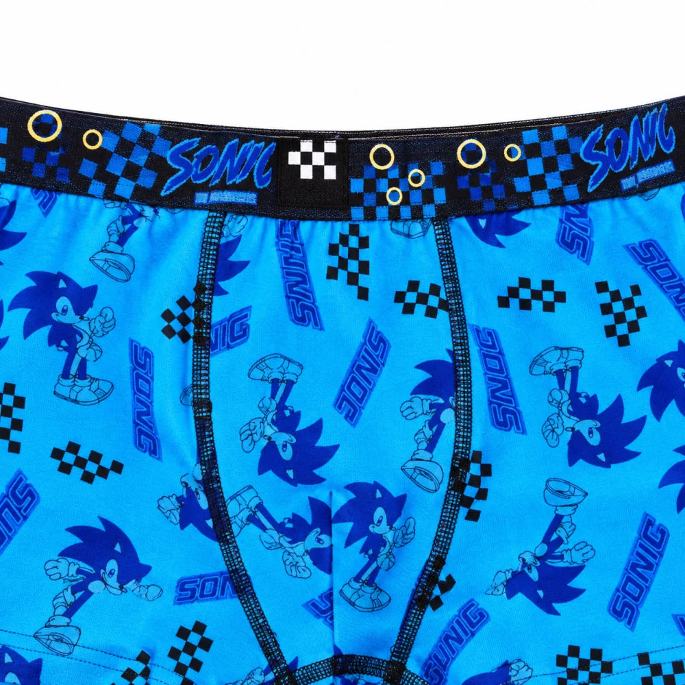 Sonic the Hedgehog Jungen Boxershorts Unterhose 2er Pack Gr. 98-128 - WS-Trend.de