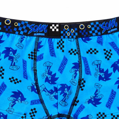 Sonic the Hedgehog Jungen Boxershorts Unterhose 2er Pack Gr. 98-128 - WS-Trend.de