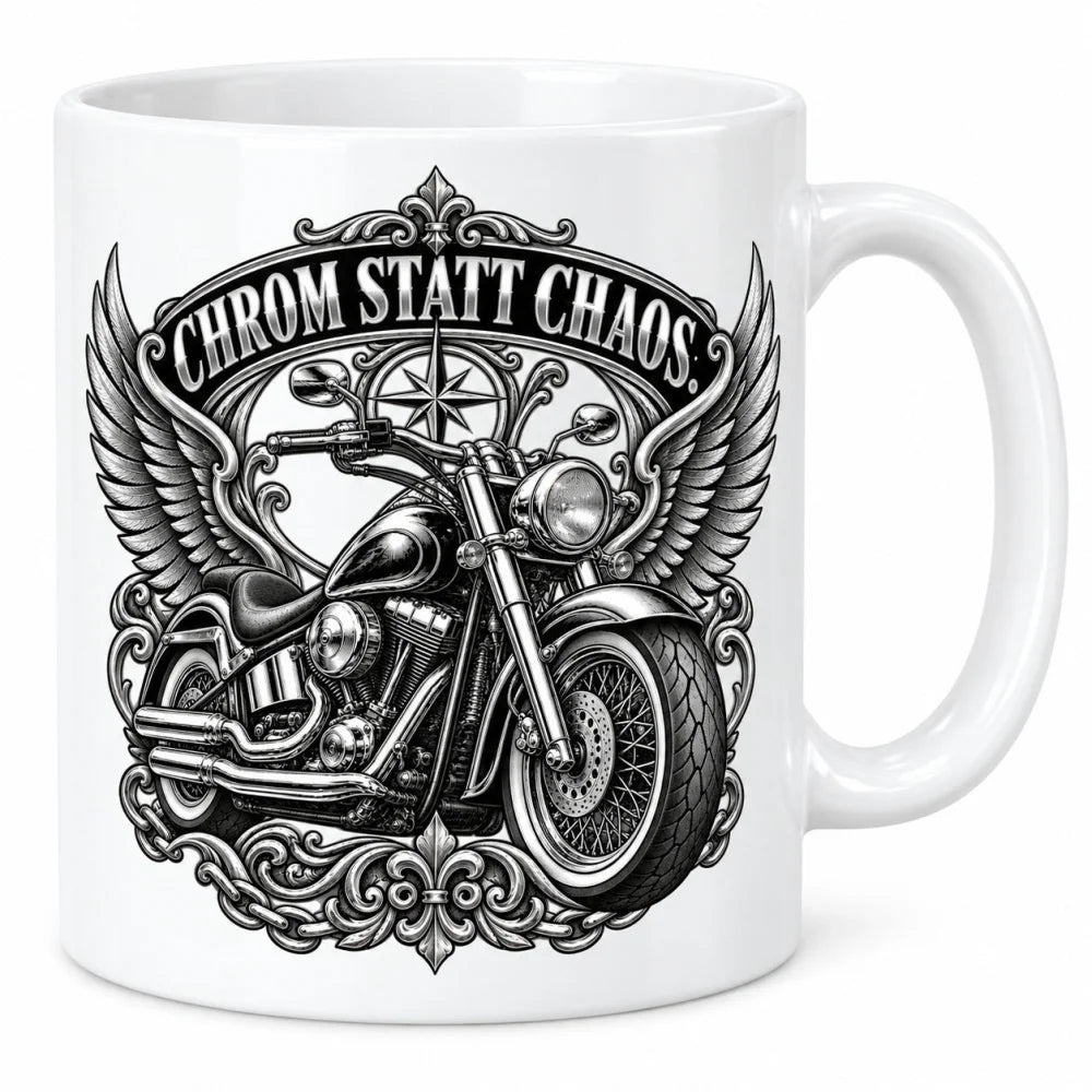 WS-Trend Biker Tasse Keramik 330 ml Spruch Motorrad 10 Motive zur Wahl - WS-Trend.de