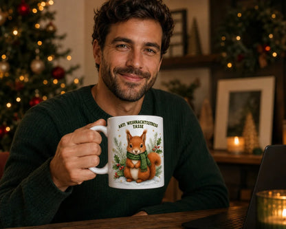 Anti Weihnachtsstress Tasse Weihnachten – Tiere Aquarell - WS-Trend.de