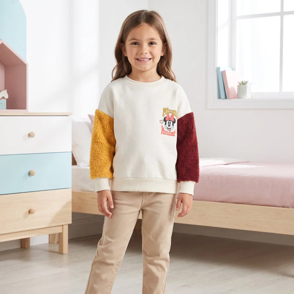 Disney Minnie Maus Mädchen Kinder Pullover Sweater Pulli Gr. 98 -128 - WS-Trend.de