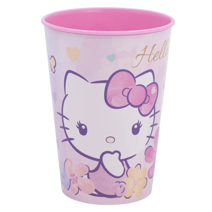 Hello Kitty Kinder Geschirr-Set 3 teilig Becher (260 ml) Teller Schüssel - WS-Trend.de