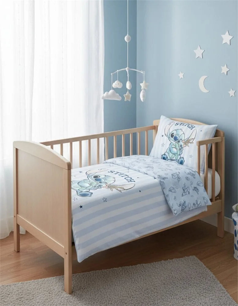 Disney Stitch Babybettwäsche Baumwolle 100x140 + 40x60 cm - WS-Trend.de
