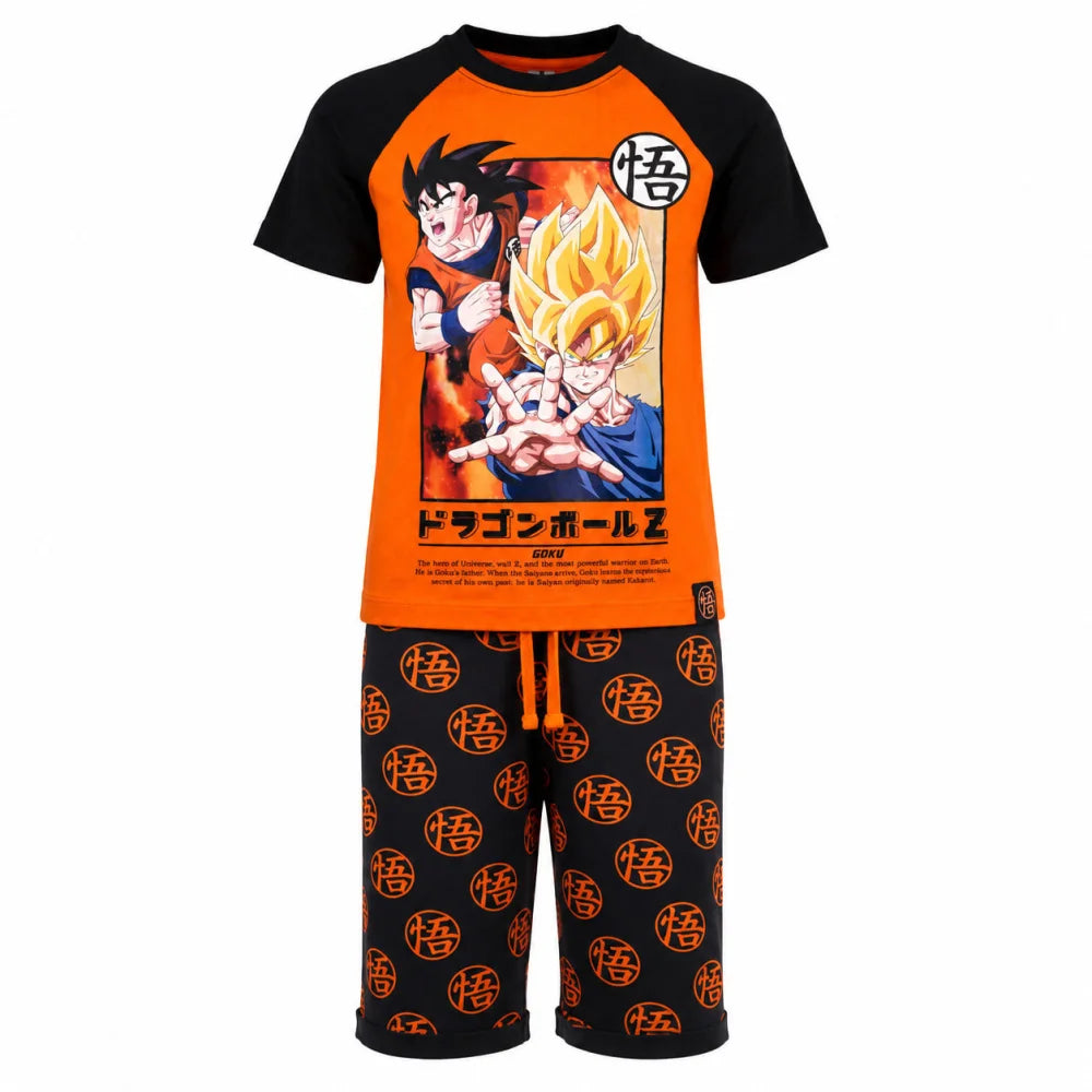 Anime Dragon Ball Z Goku Jungen Sommerset Shorts plus T-Shirt 122-152 Baumwolle - WS-Trend.de