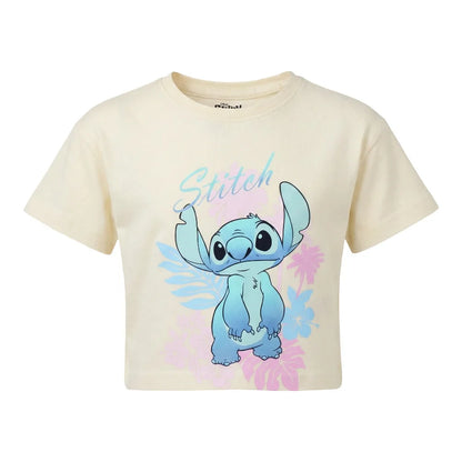 Disney Stitch Kinder Mädchen T-Shirt Kurzarm Shirt Gr. 98 bis 128 Baumwolle - WS-Trend.de
