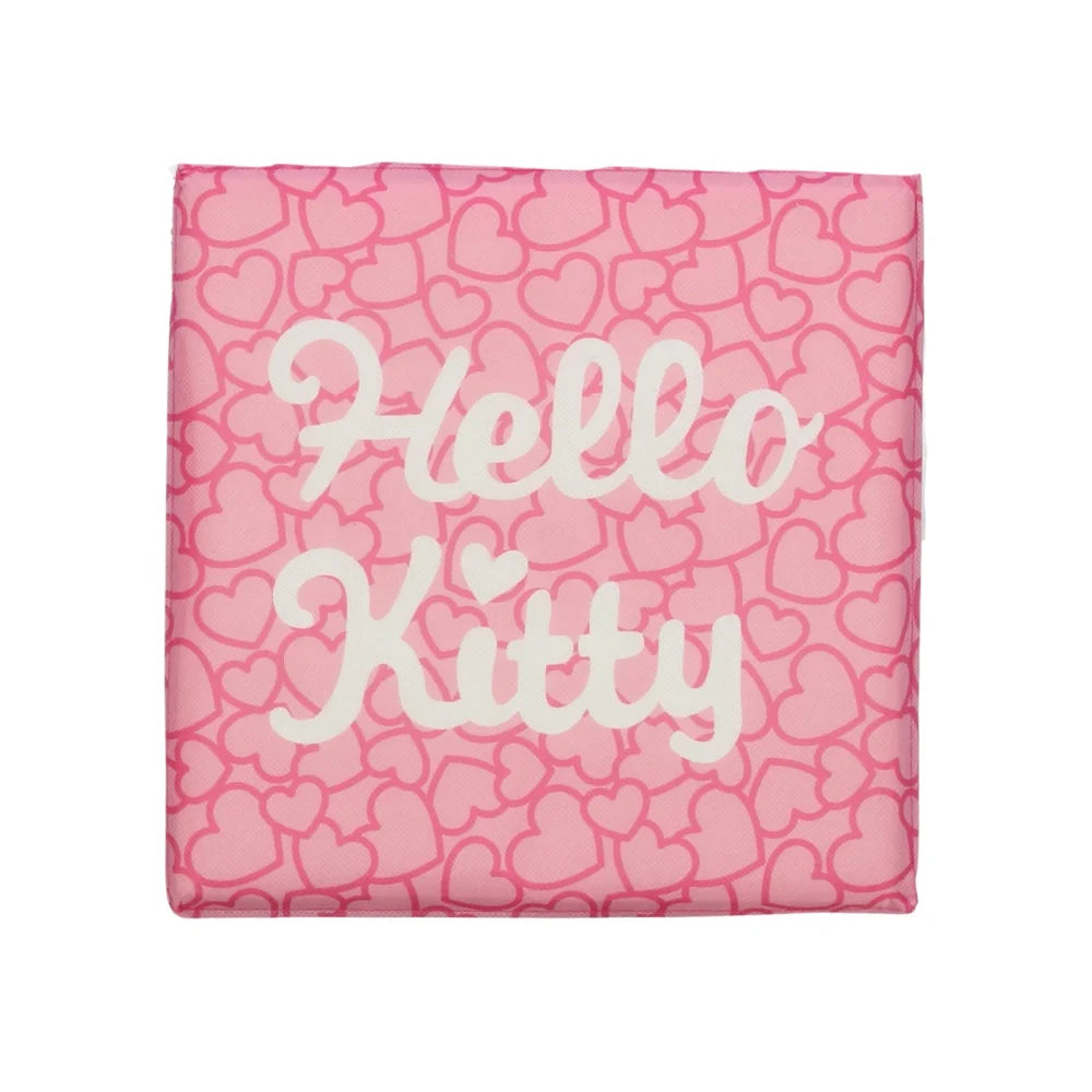 Hello Kitty Kinder Spielzeug Korb Spielzeugkorb Deckel 30x30x30 cm - WS-Trend.de