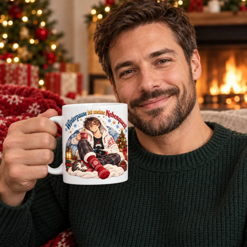 WS-Trend Winter-Nebenquest Anime Weihnachtstasse 330 ml für Kaffeefans - WS-Trend.de