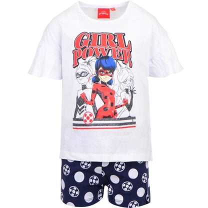 Miraculous Ladybug Queen Bee Kinder Schlafanzug Pyjama Kurz 104 - 128 baumwolle - WS-Trend.de
