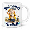 WS-Trend Teeschaf Tasse mit lustigem Spruch Keramik 330 ml Küstenhumor