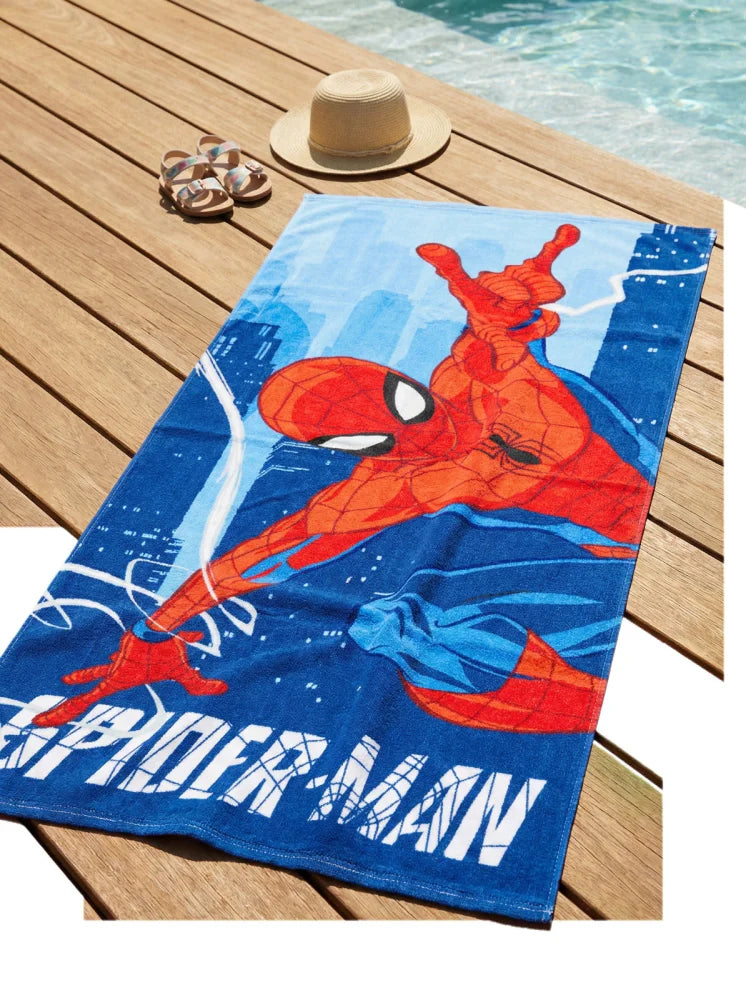 Marvel Spiderman Mikrofaser Strandtuch Badetuch Duschtuch XL 70x140 cm - WS-Trend.de