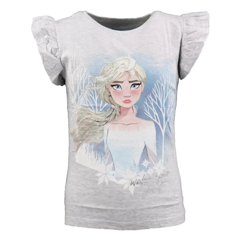 Disney Die Eiskönigin Kinder kurzarm Schlafanzug Pyjama 104 - 134 baumwolle NEU - WS-Trend.de