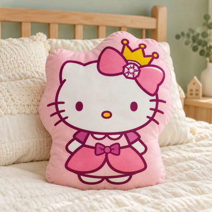 Hello Kitty Prinzessin 3D-Formkissen Polyester Rosa 33x27x5 cm - WS-Trend.de