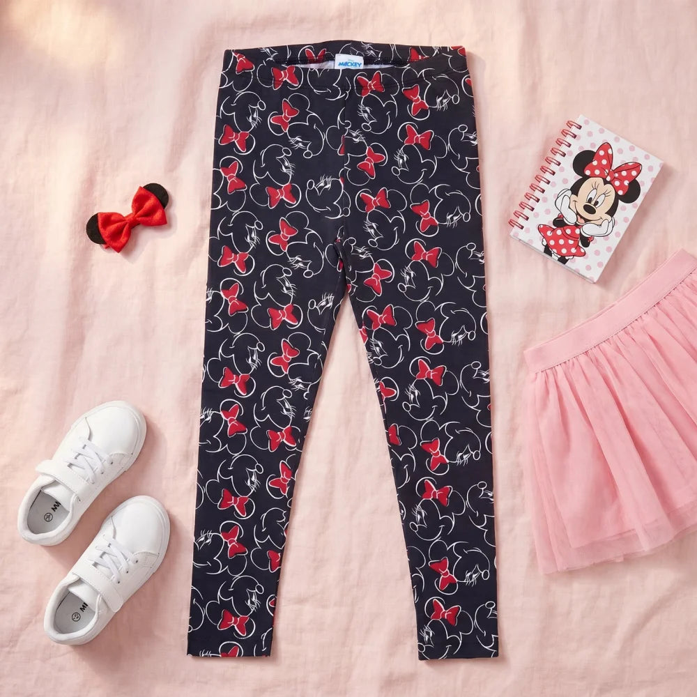 Disney Minnie Maus Mädchen Kinder Leggings Gr. 104-134 - WS-Trend.de