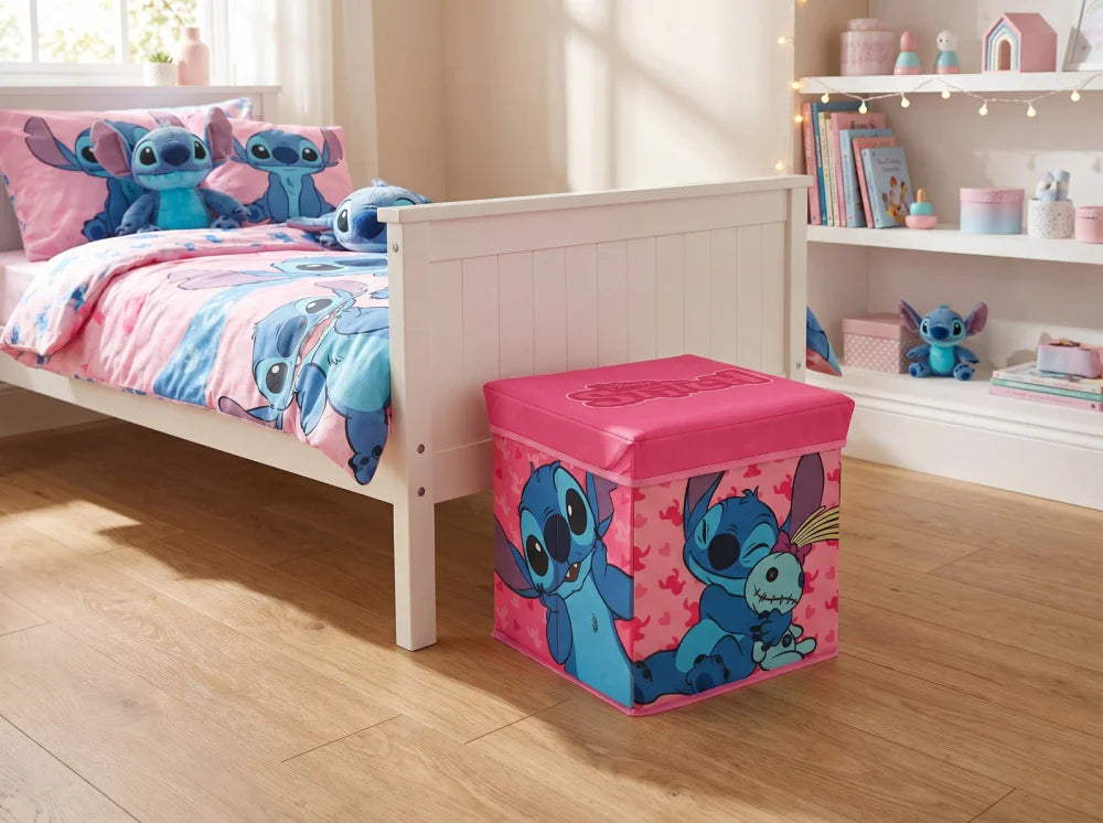 Disney Lilo und Stitch Kinder Spielzeugkorb mit Deckel 30x30x30 cm - WS-Trend.de