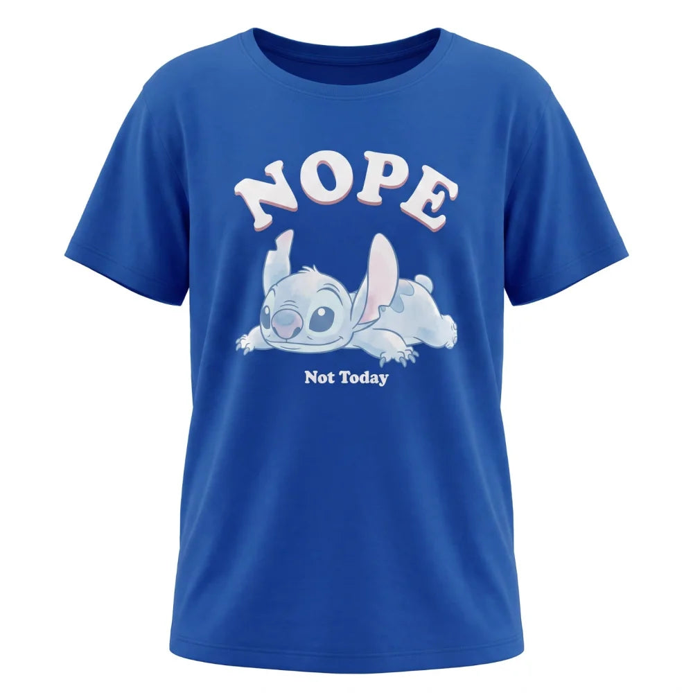 Disney Stitch Damen kurzarm Schlafshirt Nachthemd XS 100% Baumwolle - WS-Trend.de