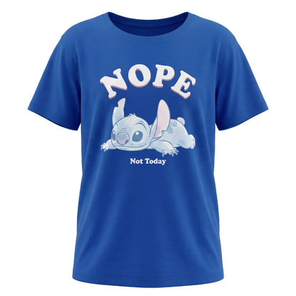Disney Stitch Damen kurzarm Schlafshirt Nachthemd XS 100% Baumwolle - WS-Trend.de