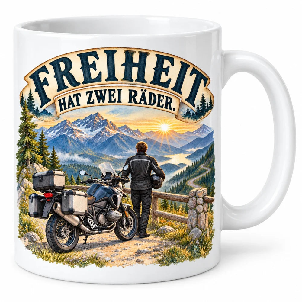 WS-Trend Biker Tasse Keramik 330 ml Spruch Motorrad 10 Motive zur Wahl - WS-Trend.de